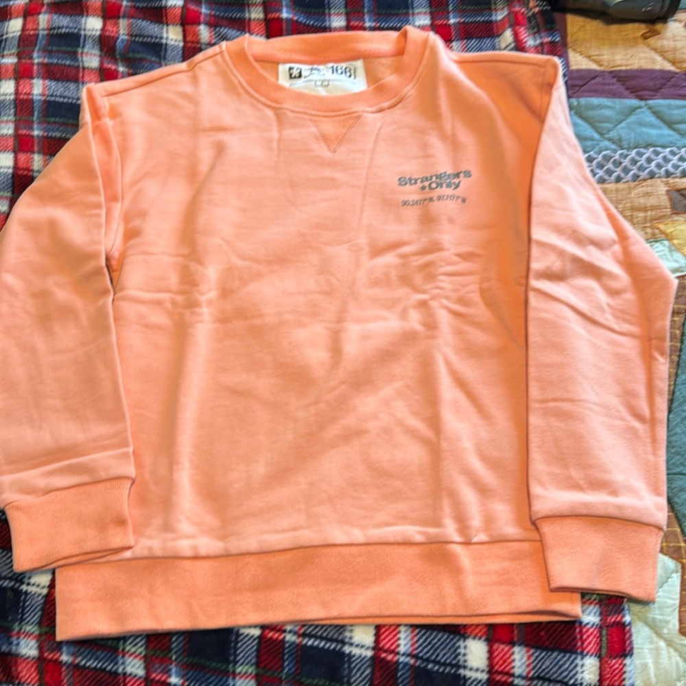 Strangers Only Sweatshirt Size Small Unisex NWOT ♥️